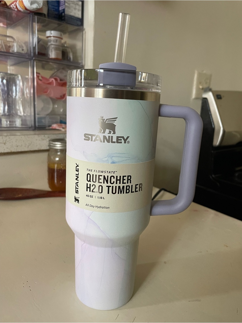 Stanley Quencher H2.0 Tumbler - Light Lavender Handle and Lid